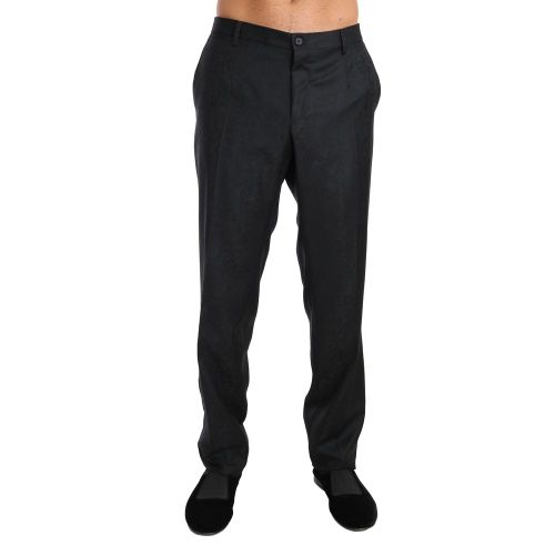 Cotton Formal Trousers — Gray