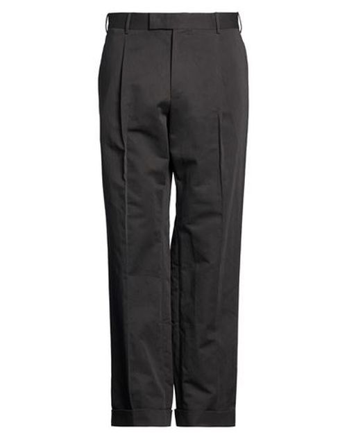 Man Pants Black Size 36 Cotton, Linen