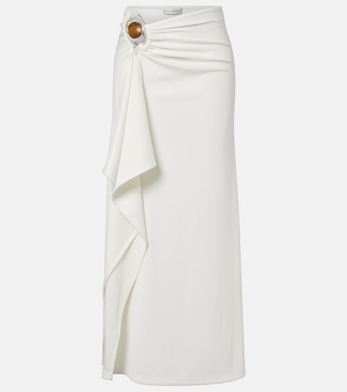Occhio embellished jersey maxi skirt