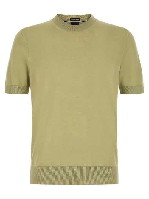 Extra-Fine Merino Wool T-shirt — sage green