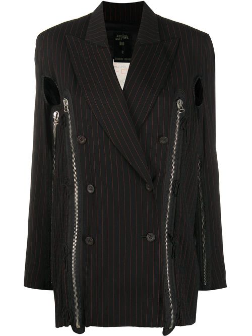 1989 double-breasted jacket - Black