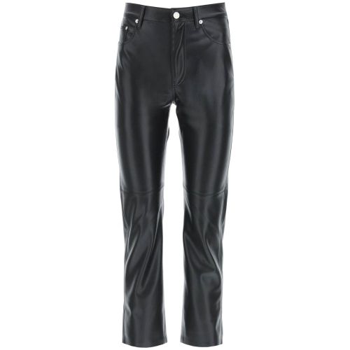 Cropped flared trousers