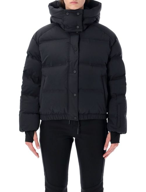 Hooded Quilted Ski Jacket