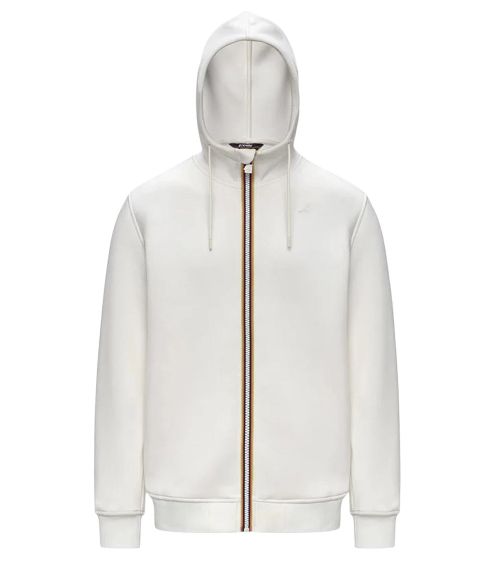 White Regular Logo Hoodie