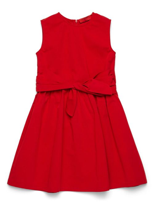 Self-tie dress - Red