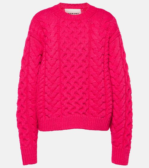 Jake cable-knit wool-blend sweater