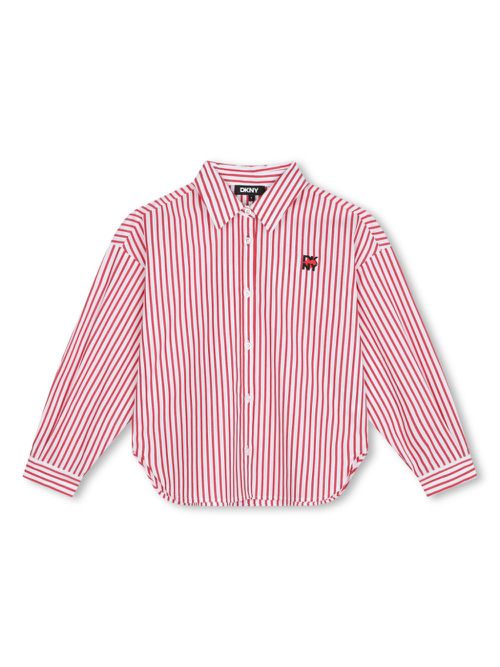 Striped cotton shirt - Red