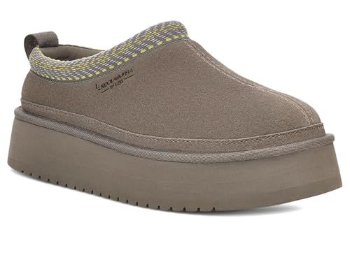 Koolaburra by UGG Women's Burree Platform Slipper, Chestnut