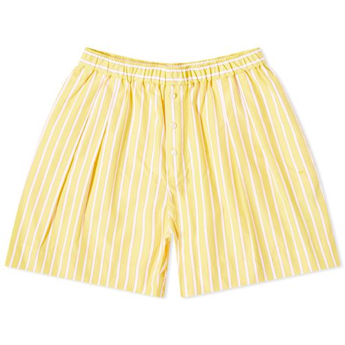 Women's Zia Shorts in Yellow Melon Stripe