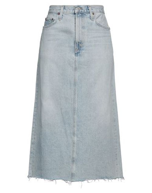 Agolde Woman Denim skirt Blue Size 25 Recycled cotton