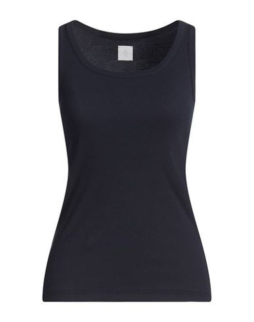 Woman Tank top Midnight blue Size S Cotton