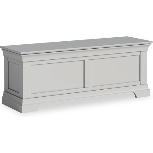 Colette Blanket Storage Box | Grey Cream or Warm White | Roseland