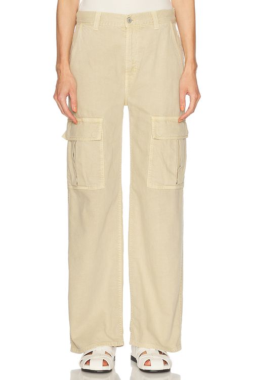 Haikure Charlize Twill Cargo Pant in Barley - Beige.  30 also in 23, 24, 25, 26, 27