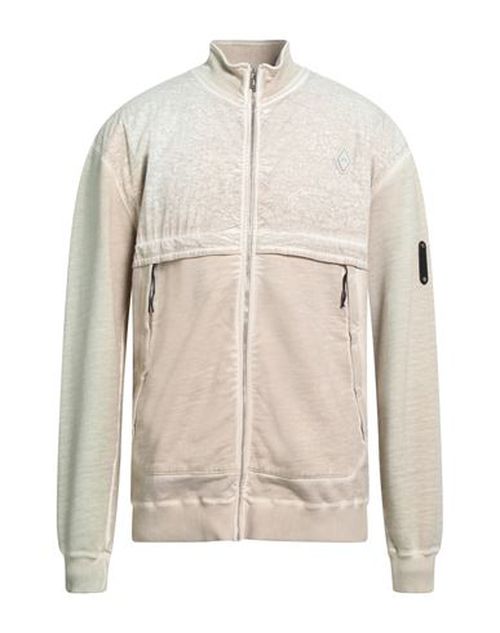 * Man Sweatshirt Beige Size M Cotton, Elastane