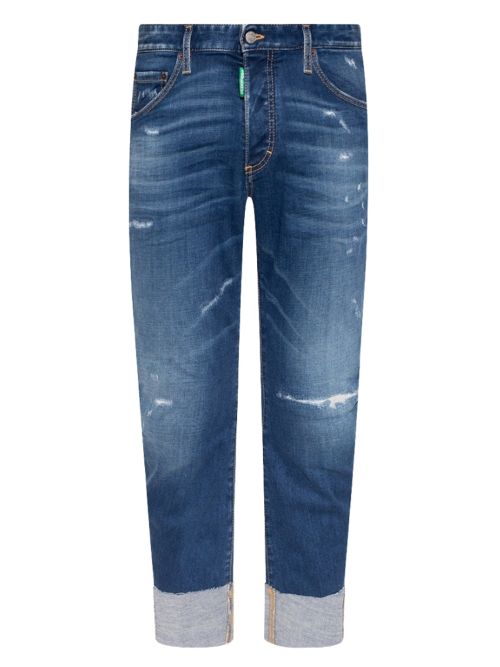 Dsquared2 Sailor Style Blue Jeans - Blue