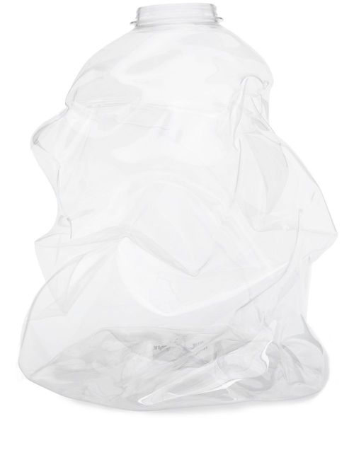 XL Eros Torso transparent vase - White
