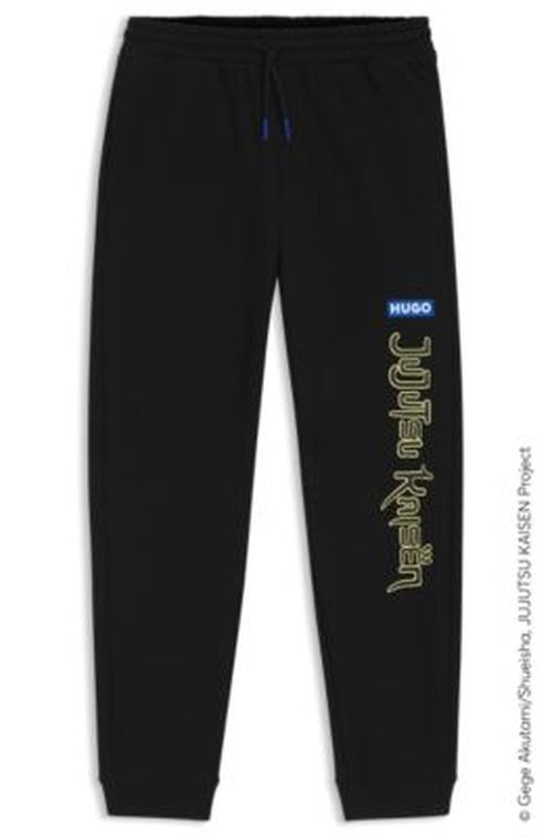 HUGO x Jujutsu Kaisen tracksuit bottoms in cotton terry - Black en's Jogging Pant
