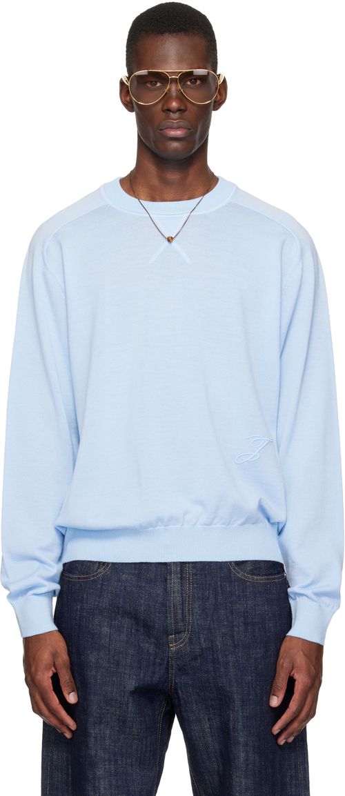 Blue 'The J' Sweater