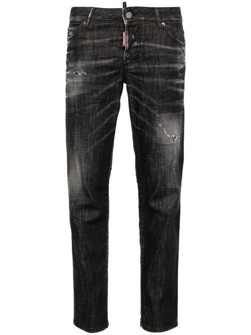 Jennifer low-rise skinny jeans - Black