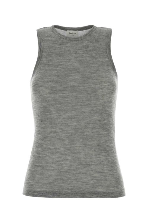 Cashmere Tank Top — Gray