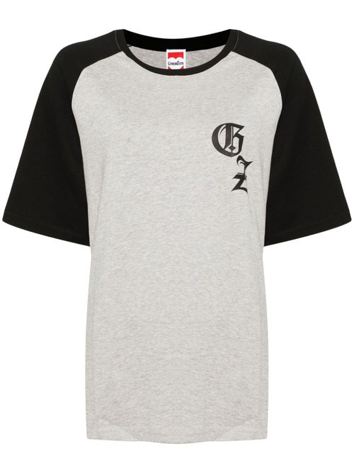 Logo-print cotton T-shirt - Grey