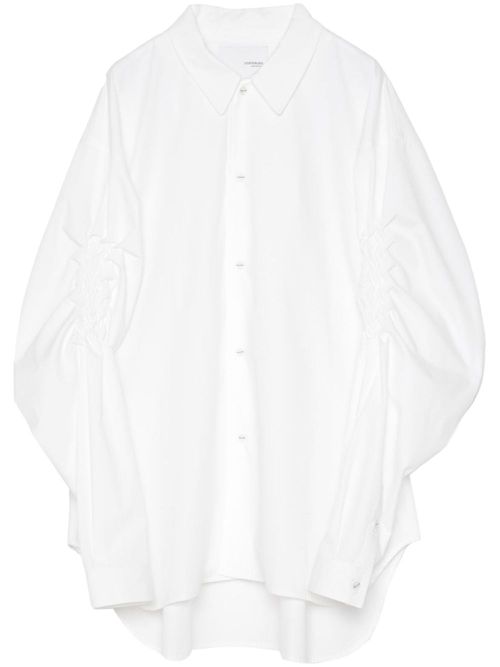 Yoshiokubo | Yoshiokubo Fringe Leaf シャツ - ブラック | Realry