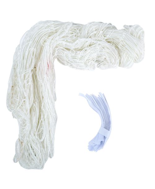 6' X 4' Replacement Soccer Goal Net & Straps - White