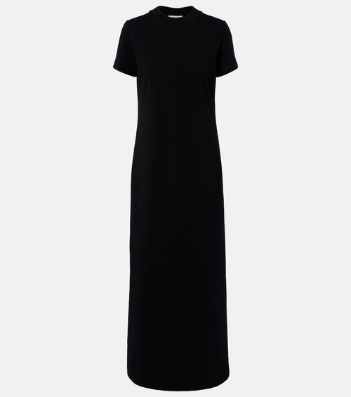 Malo cotton jersey maxi dress