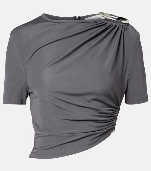 Orica embellished jersey top