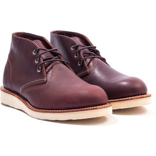 Red Wing Mens 3141 Heritage Work Chukka Boots in Brown Leather