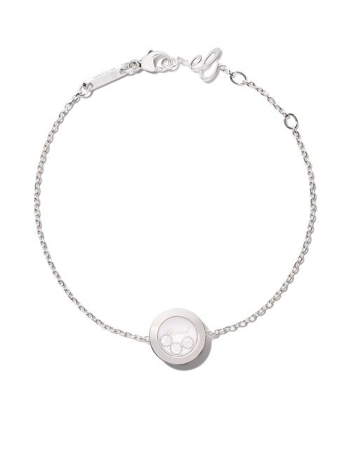 18kt white gold Happy Diamonds Icons bracelet