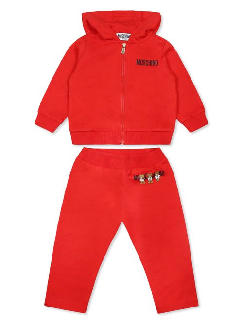 Logo-print tracksuit - Red