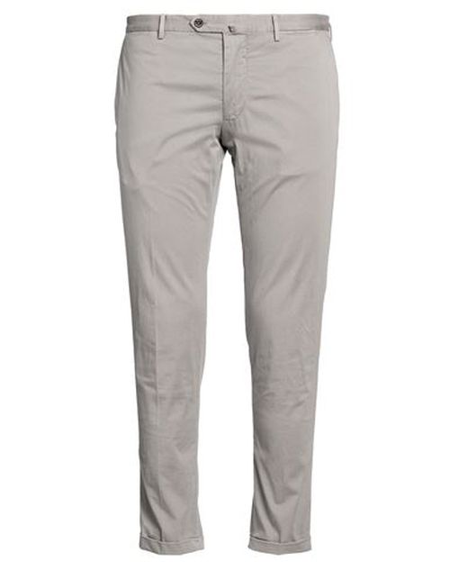Evoluto Man Pants Grey Size 38 Cotton, Elastane