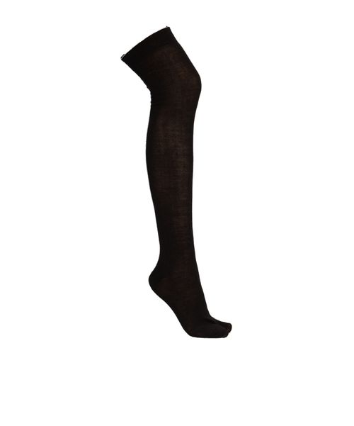 Tabi thigh-length wool socks