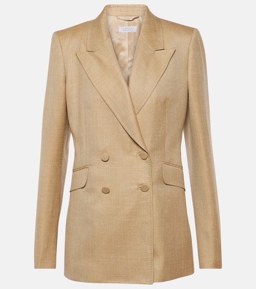 Wool, silk and linen blazer