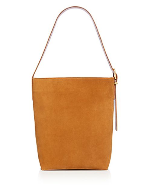 The Essential Bucket Tote in Suede