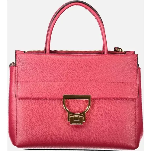 Coccinelle Women's Red Leather Women Handbag - Size: ONE size