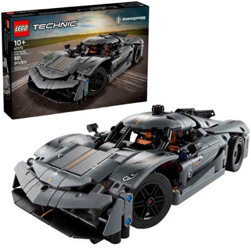 Technic Koenigsegg Jesko Absolut Grey Hypercar Sport Car Building Toy 42173