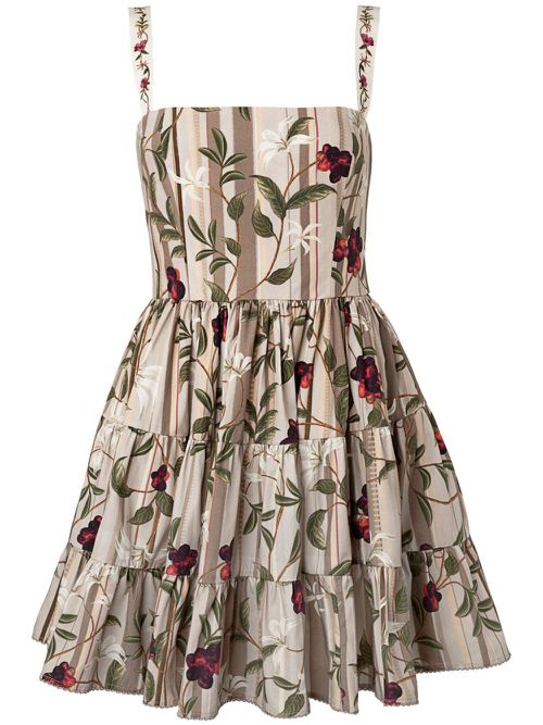 Lima Café mini dress - Neutrals