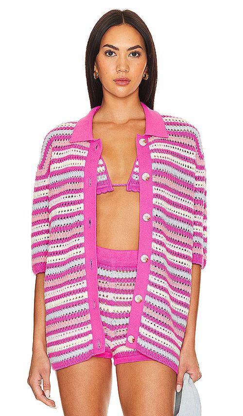Lovers and Friends CARDIGAN LUCIA in Pink. Größe XL. Also in L, M, S