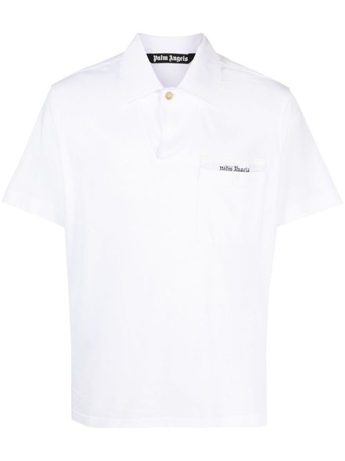 Sartorial Tape cotton polo shirt - White