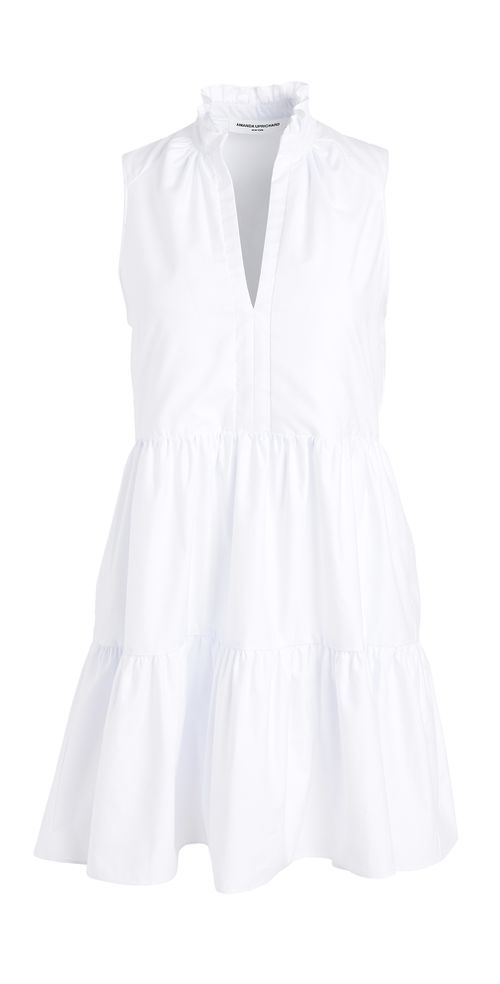 Sleeveless Saffron Dress White 