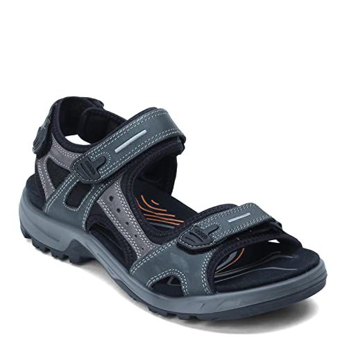 Ecco Men’s Comfort Shoes Black Yucatan Double Side Bar Sport Velcro Sandal ECCO Men main image 3