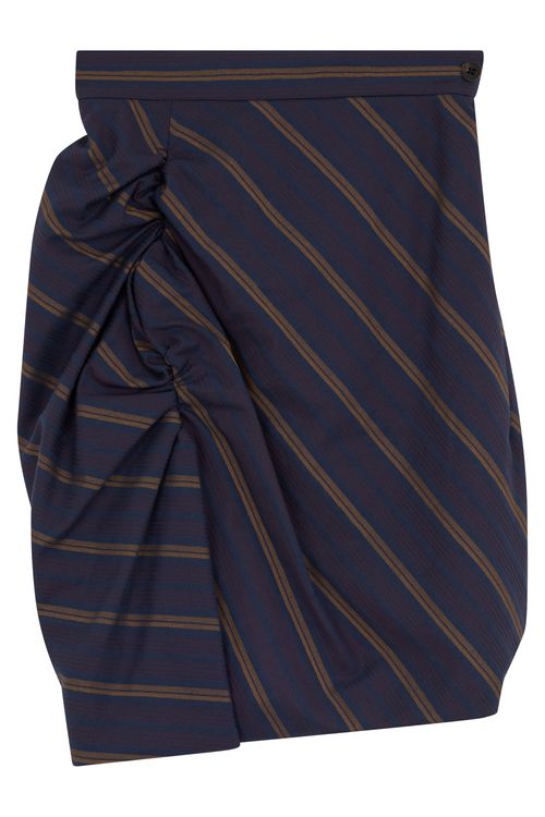 Gathered Midi Skirt