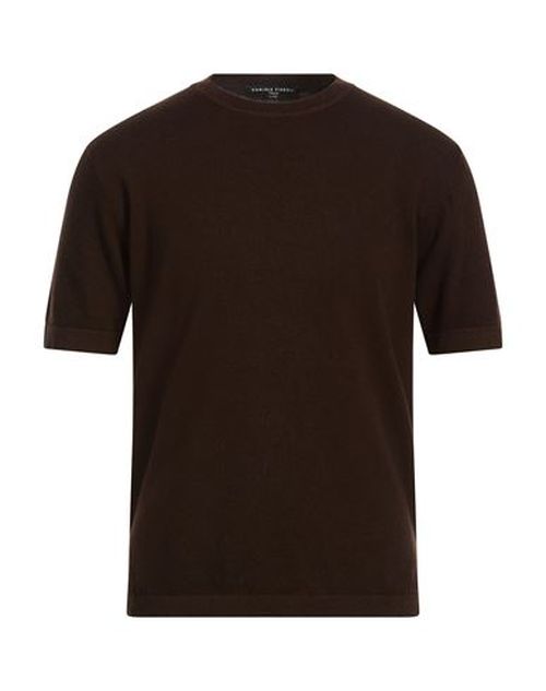 Lab Man Sweater Chocolate brown Size M Merino Wool, Cashmere