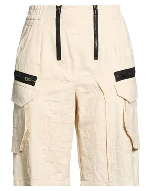 Woman Shorts & Bermuda Shorts Beige Size L Cotton