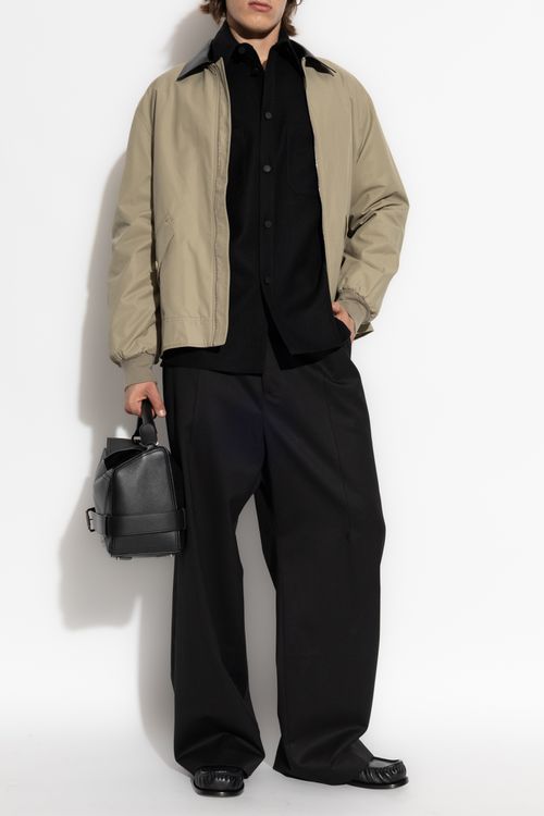 Jacket With Collar, Men's, Green