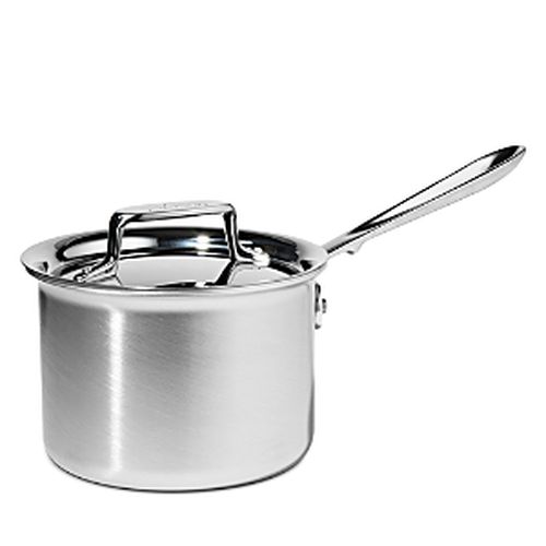 All-Clad Stainless Steel 2 Quart Sauce Pan with Lid 4202