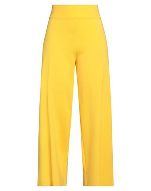 Woman Pants Yellow Size 6 Viscose, Polyamide, Elastane
