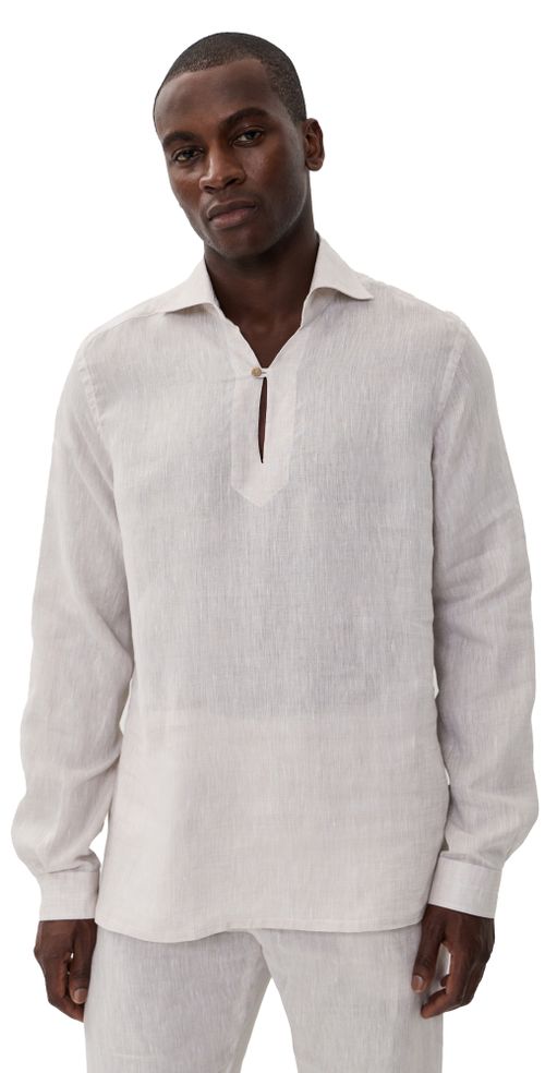 The Capri Shirt Sand Stripes